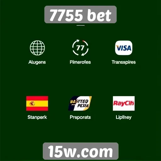 Métodos de pagamento no site 7755 bet
